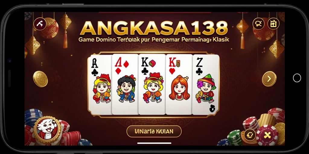 Tampilan gameplay Domino yang menegangkan dan seru.