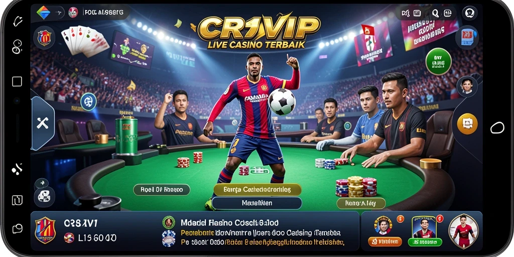 Tampilan gameplay mendebarkan di CR7VIP Live Casino.