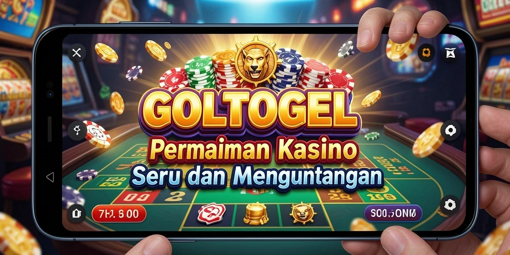 Screenshot GOLTOGEL menampilkan keseruan gameplay Kasino.