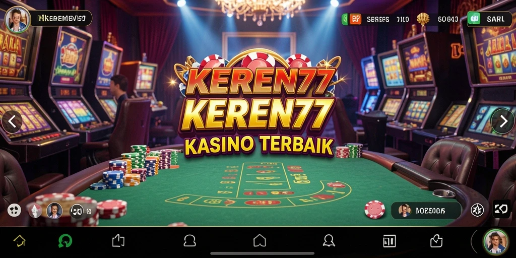 Tangkapan layar KEREN77 yang menunjukkan gameplay Kasino yang seru.