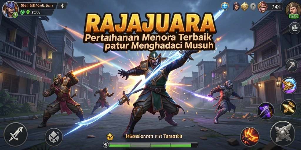 Tampilan menarik pertahanan menara di RAJAJUARA.